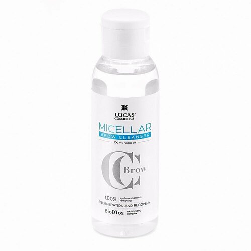 Мицеллярная вода для бровей Micellar Brow Cleanser, 100 мл CC Brow