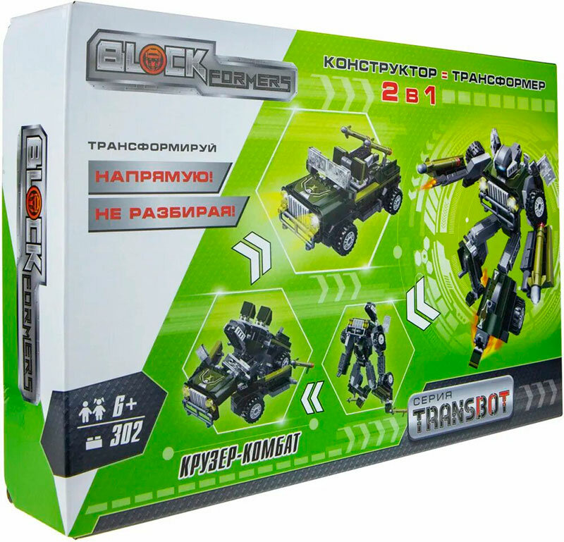 Конструктор 1 Toy (Blockformers Transbot Крузер-Комбат), коробка