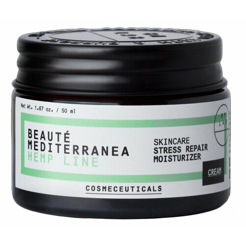 Beaute Mediterranea Увлажняюший крем для лица Hemp Line Stress Repair Moisturizer Cream 50мл