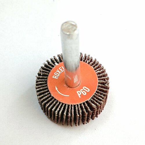 Лепестковая абразивная щетка ROXTOP на шпинделе 30х10х6мм Р-60 360₽