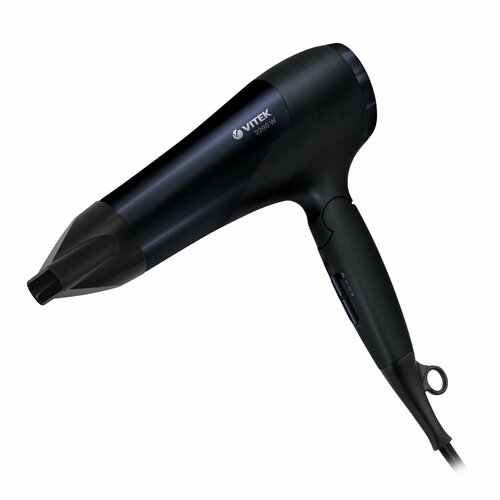 ФЕН для волос 2200ВТ 2 РЕЖ темп 2 СК возд ПОТ ХОЛ возд СКЛ ручка турм ионизация съемн фильтр VITEK 360200₽