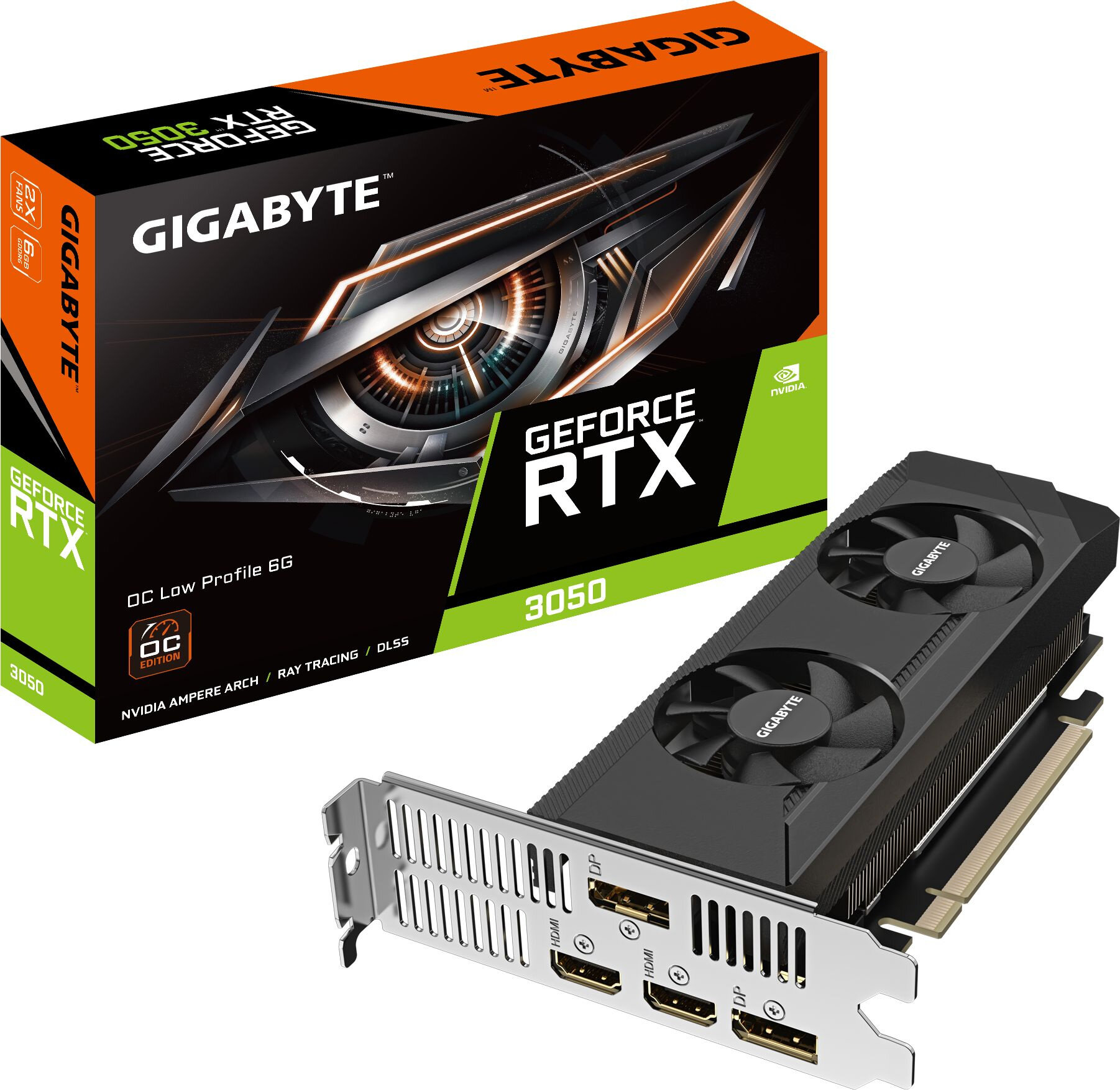 Видеокарта PCI-E GIGABYTE 6GB GDDR6 96bit 8nm 1042/14000MHz 2*HDMI/2*DP - фото №7