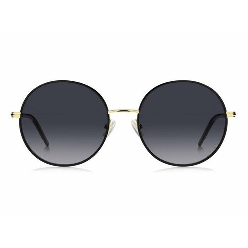 Солнцезащитные очки BOSS Boss BOSS 1593/S RHL 9O 54 BOSS 1593/S RHL 9O, черный, золотой солнцезащитные очки hugo круглые оправа металл для женщин черный