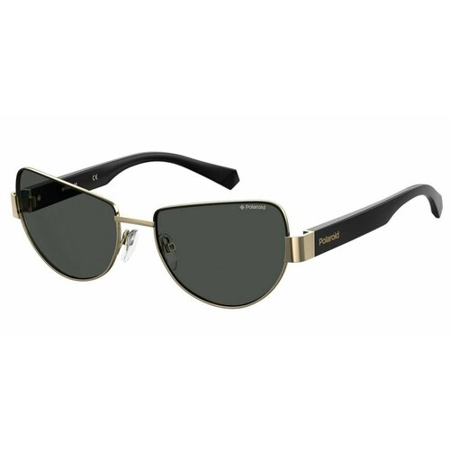Солнцезащитные очки Polaroid Polaroid PLD 6122/S RHL M9 PLD 6122/S RHL M9, золотой, черный солнцезащитные очки polaroid квадратные для мужчин