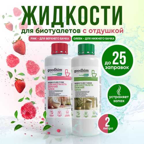 Жидкость для биотуалета для нижнего и верхнего бачка