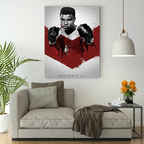 Картина на холсте боксер Мухаммед Али Muhammad Ali боксер 2384₽