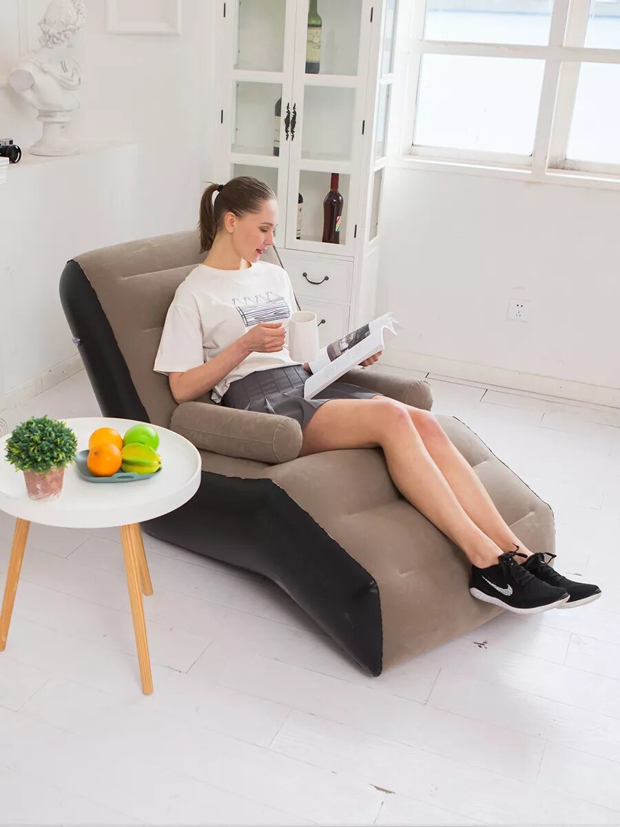 фото Надувное кресло лежак диван