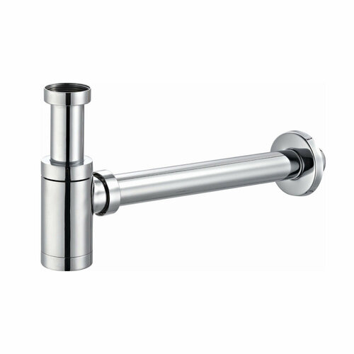 Сифон для раковины Tokito 1 14х50 мм бутылочный без выпуска с соединением 32 мм хром TOK-SHI-L32CH 6942₽