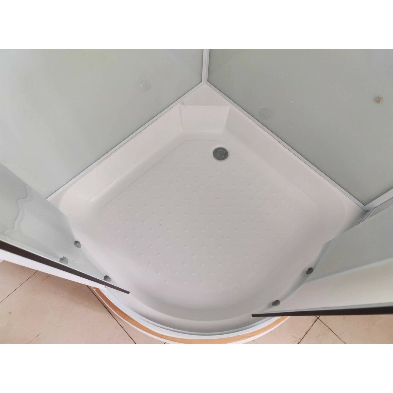 Душевая кабина Frank F409/1 М White 90x90 без крыши