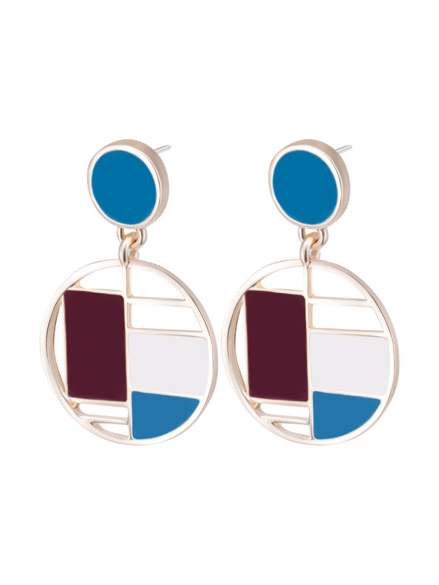 Серьги OTOKODESIGN, эмаль