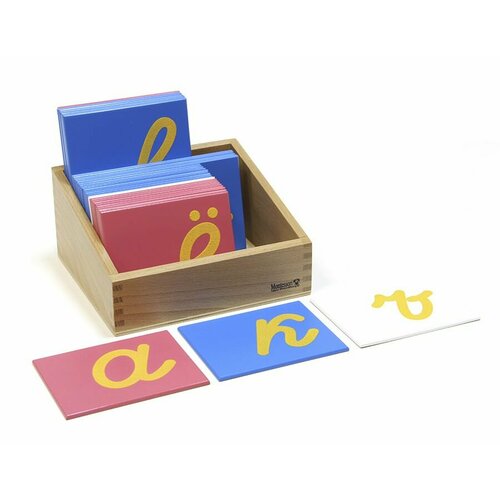 Шероховатые буквы Монтессори / Русские, прописные буквы