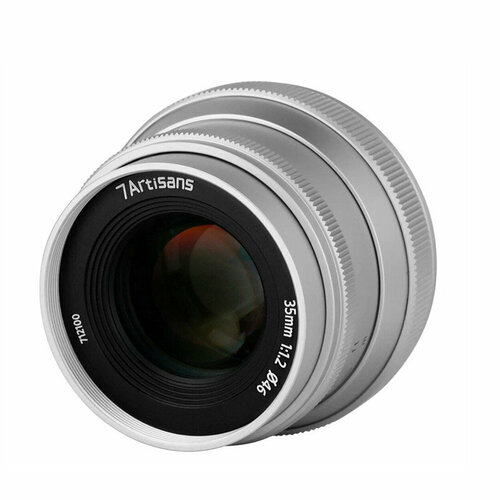 7Artisans 35mm f12 II for Canon EOS-M Silver в упаковке 950000₽