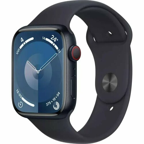 Часы Apple Watch Series 9 41mm Aluminium Case GPSCellular Sport Band Midnight ML 41280₽