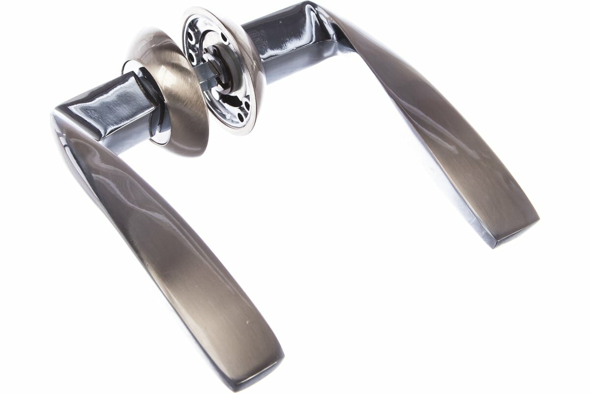 Ручка дверная раздельная BOSTON TL SN/CP-3 матовый никель/хром