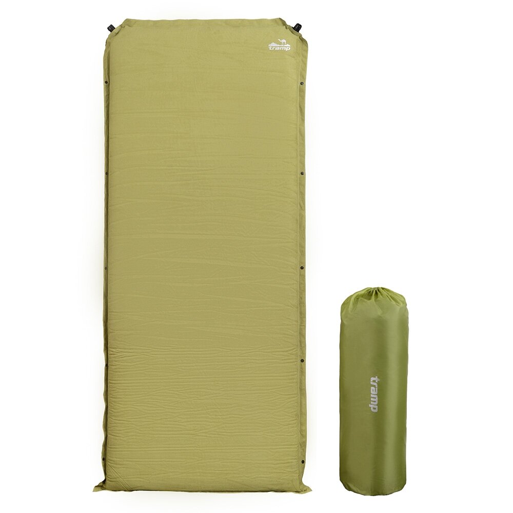 Самонадувающийся коврик Tramp "Comfort XL", TRI-016W, толщина 9 см, двухместный, антискользящее покрытие, 200x85 см — фото 1