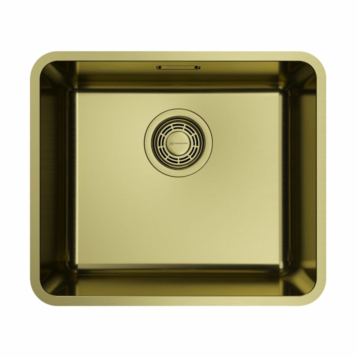 Кухонная мойка OMOIKIRI Omi 43-U/I Ultra Mini-LG, нержавеющая сталь/светлое золото