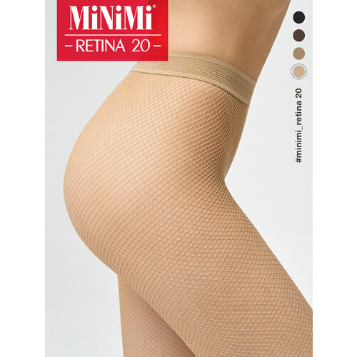 фото Колготки minimi retina, 20 den, размер 2, бежевый