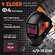Маска сварочная WELDER PRO Ф4 Хамелеон 90x35 мм, DIN 9-13 (Внеш. ...