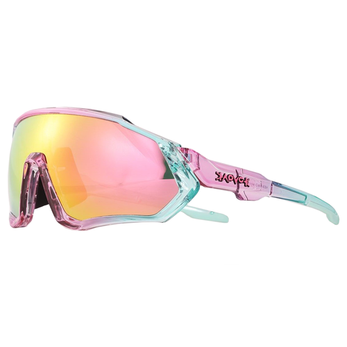 Солнцезащитные очки Kapvoe, зеленый, бесцветный, розовый