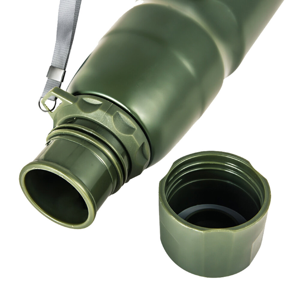 Металлическая бутылка термос 450 мл — фото 1