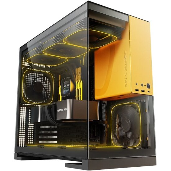 Системные Блоки Xiaomi Корпус Geometric Future Model 5 Black Yellow (1AM5WKBY00100)