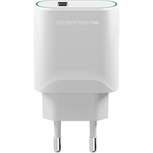 Gerffins Pro USB-A 2,4A, белое белый