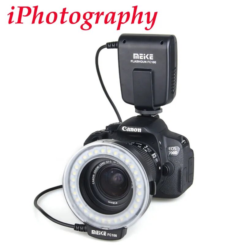 Кольцевая вспышка Meike FC-100 для Nikon