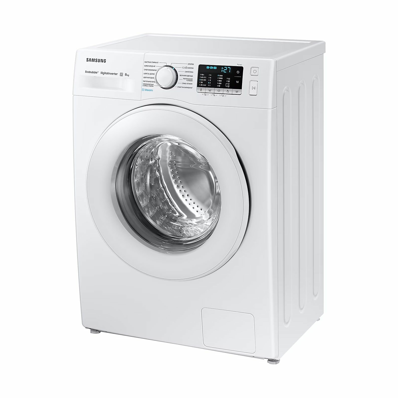 Обзор: SAMSUNG Стиральная машина WW80AGAS21TELP, белый