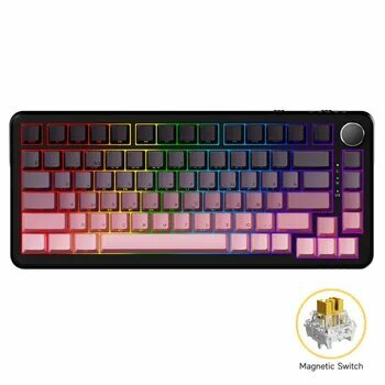 Игровая клавиатура AK820 MAX EW, Русская раскладка, синий, светло-бежевый