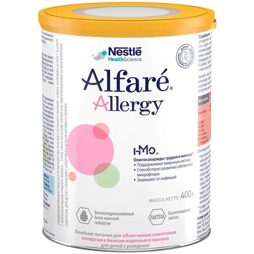 Cмесь Nestle Alfare Allergy 400г cмесь nestle alfare amino hmo 400г