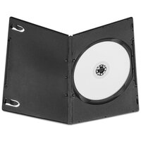 Коробка DVD Box для 1 диска, 9мм (slim) черная, упаковка 30 шт.