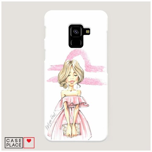 фото Чехол пластиковый samsung galaxy a8 2018 весы образ case place