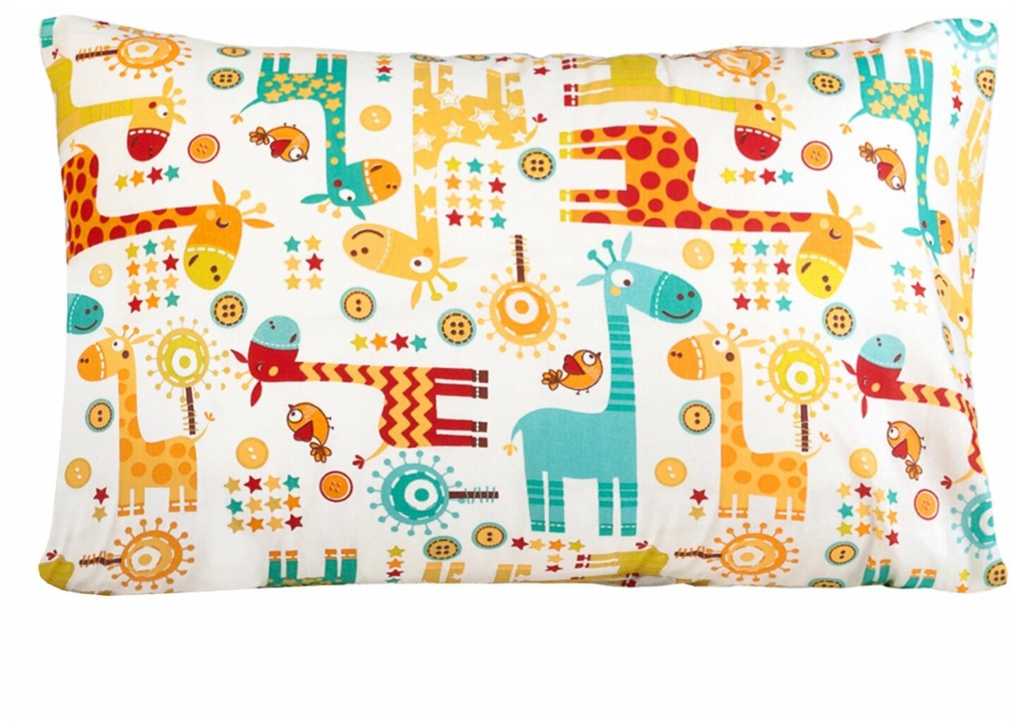 Подушка для малышей, гипоаллергенная 40х60 Жирафы