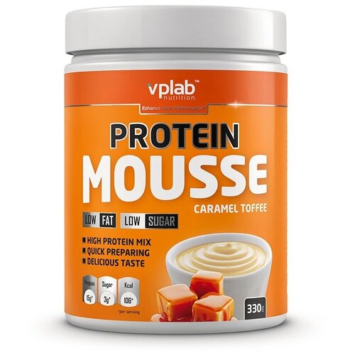 фото Протеин vplab protein mousse (330 г) карамель