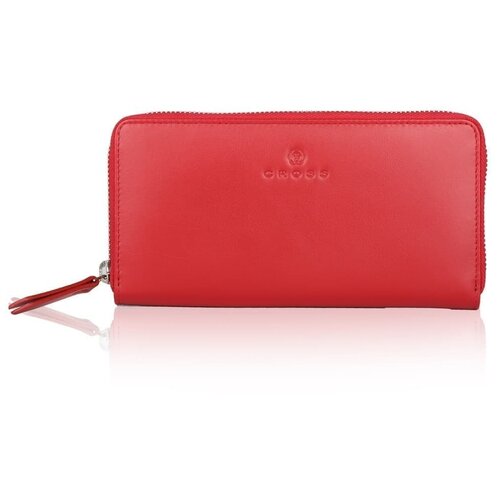 фото Кошелёк cross colors chili, кожа наппа, гладкая, цвет красный