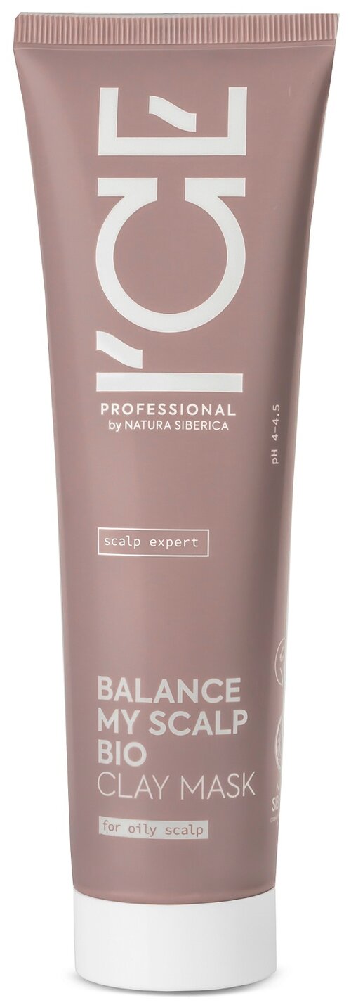 ICE Professional Balance My Scalp Clay Mask Маска-глина для очищения и восстановления баланса кожи головы, 250 г, 150 мл, туба