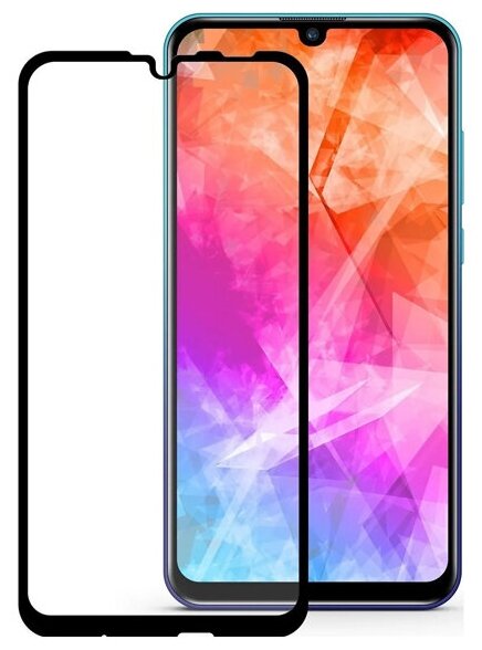 Защитное стекло 6D для Huawei Honor 10 Lite/Honor 10i/Honor 20 Lite/P Smart (2019) (черный) (VIXION)