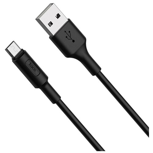 usb кабель hoco x25 soarer charging data cable for micro l 1m белый Кабель USB HOCO X25 Soarer для Micro USB, 2А, длина 1м, белый