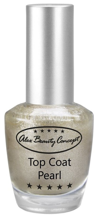 Alex Beauty Concept Верхнее покрытие Top Coat Pearl, прозрачный, 14 мл