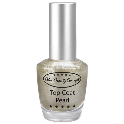 Alex Beauty Concept Top Coat Pearl Закрепитель лака с перламутром, 14 мл