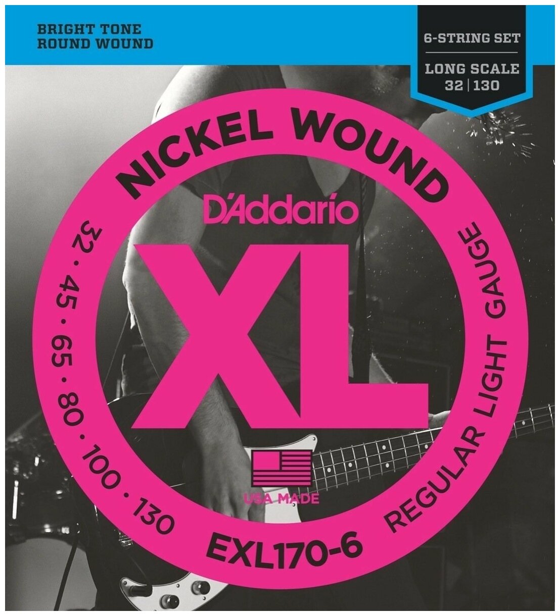 D ADDARIO EPS170 6 Струны для бас-гитары