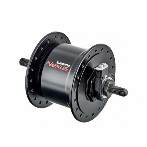 Втулка передняя динамо SHIMANO C3000-NT, 6V 3.0W, 32отв. 100X140MM, под гайки(без гаек), цв. черный, б/уп.