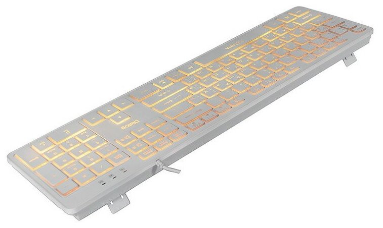 Клавиатура Dialog Katana Kk-ml17u White - Multimedia с янтарной подсветкой клавиш Usb белая Kk-ml