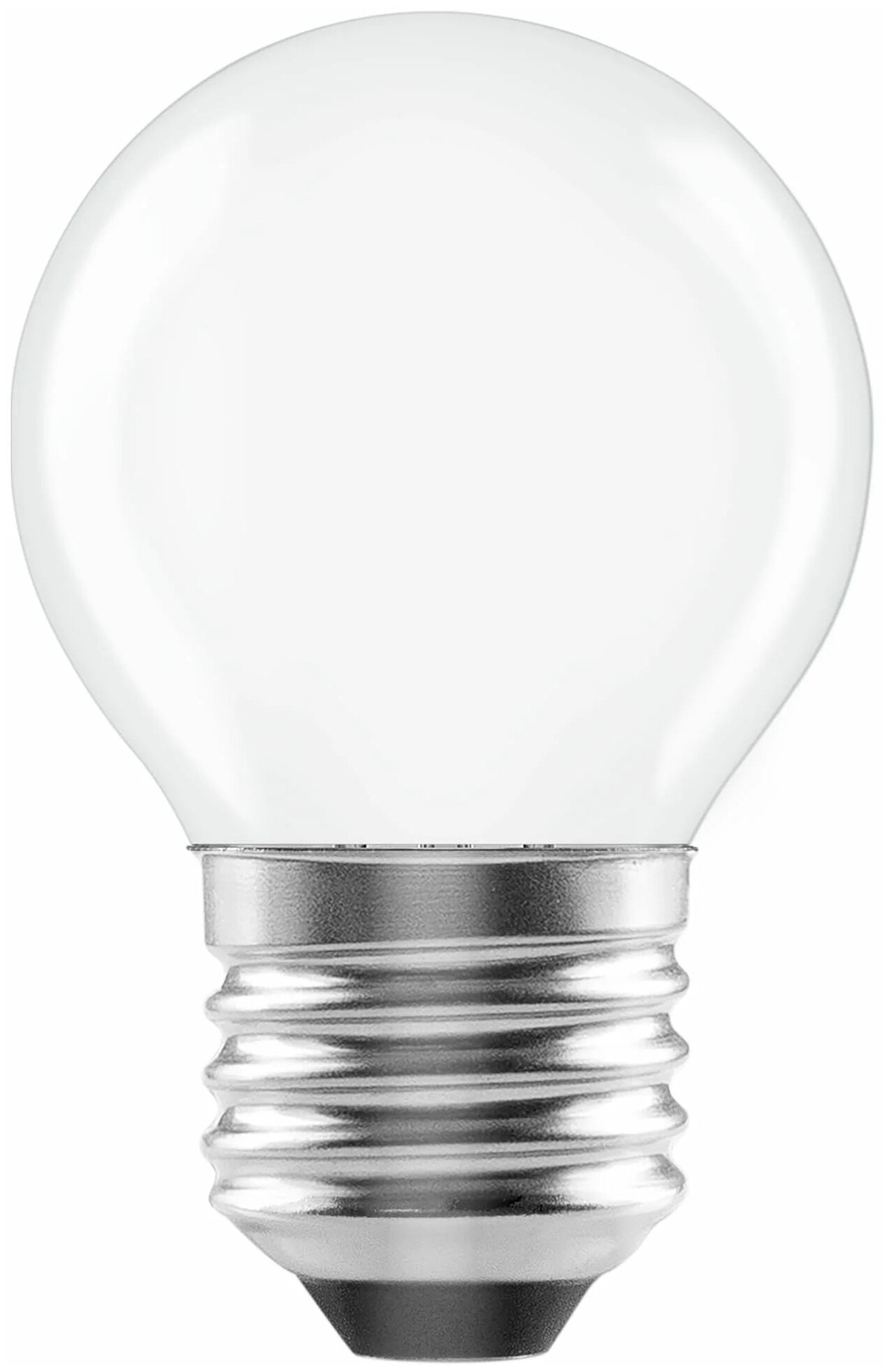 Лампа светодиодная Lexman Шар матовая E27 6 Вт