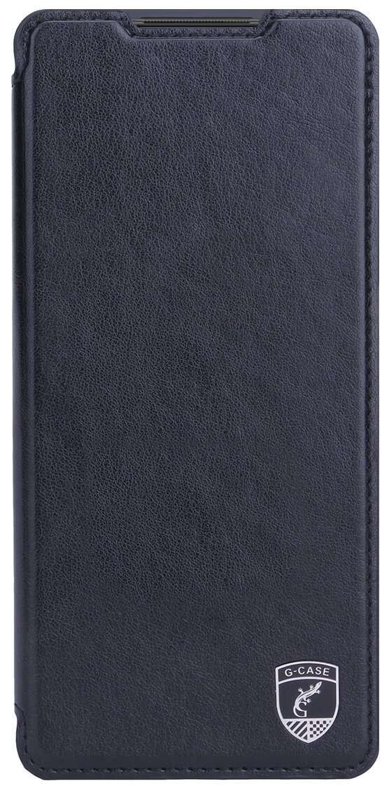Чехол книжка G-Case Slim Premium для Xiaomi Redmi Note 10 Pro (Сяоми Ксяоми Редми Ноте 10 Про), черный