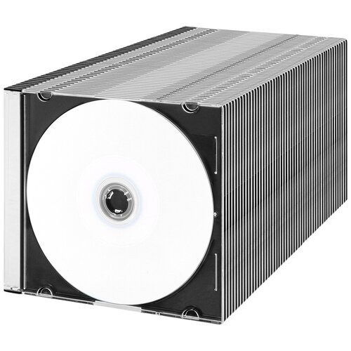 Диск DVD+R 8.5Gb DL 8x CMC Printable, slim box (черный), 50 шт.