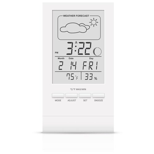 Цифровой комнатный термогигрометр Стеклоприбор Т-14 белый 402349 49600₽