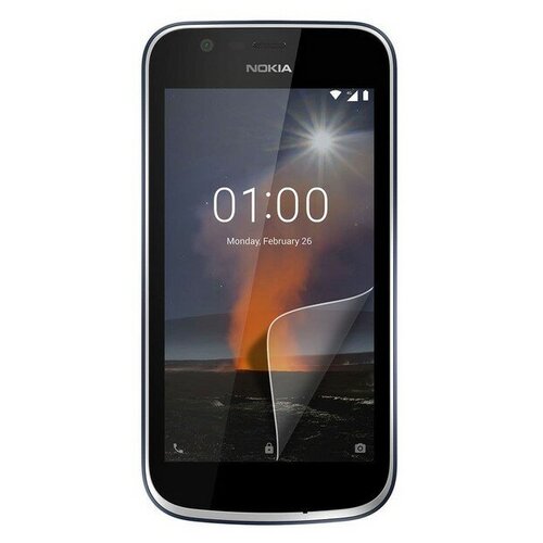 Стекло защитное гибридное Krutoff для Nokia 1 защитное стекло для смартфона krutoff для nokia 3 1 plus