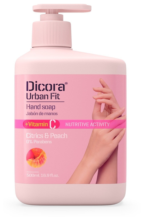 DICORA/Испания Жидкое мыло для рук Citrus&Peach 500мл