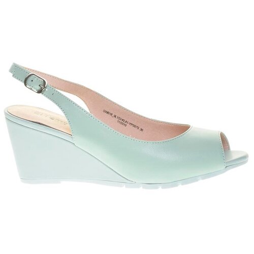 фото Босоножки el tempo женские летние, размер 39, цвет зеленый, артикул swb18 9l153-kl81-yp597s